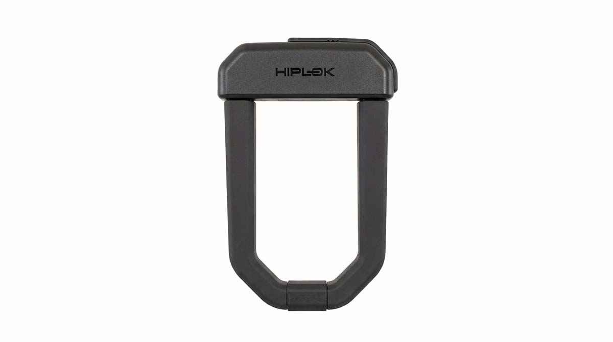 Hiplok D1000 anti-angle grinder e-bike U-lock on white background